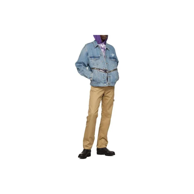 WE11DONE Jackets Coats Unisex Blue-4