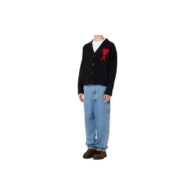 AMIPARIS Paris Ami De Coeur Knitted Cardigan-3