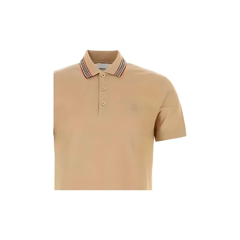Burberry Logo Embroidered Short Sleeved Polo Shirt-2