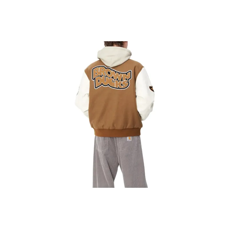 Carhartt WIP Ducks Button Up Bomber Jacket-4