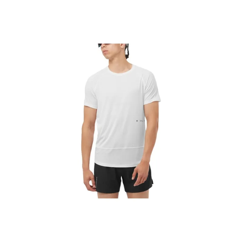 SALOMON CROSS RUNGRAPHIC T-Shirt Men's White-2