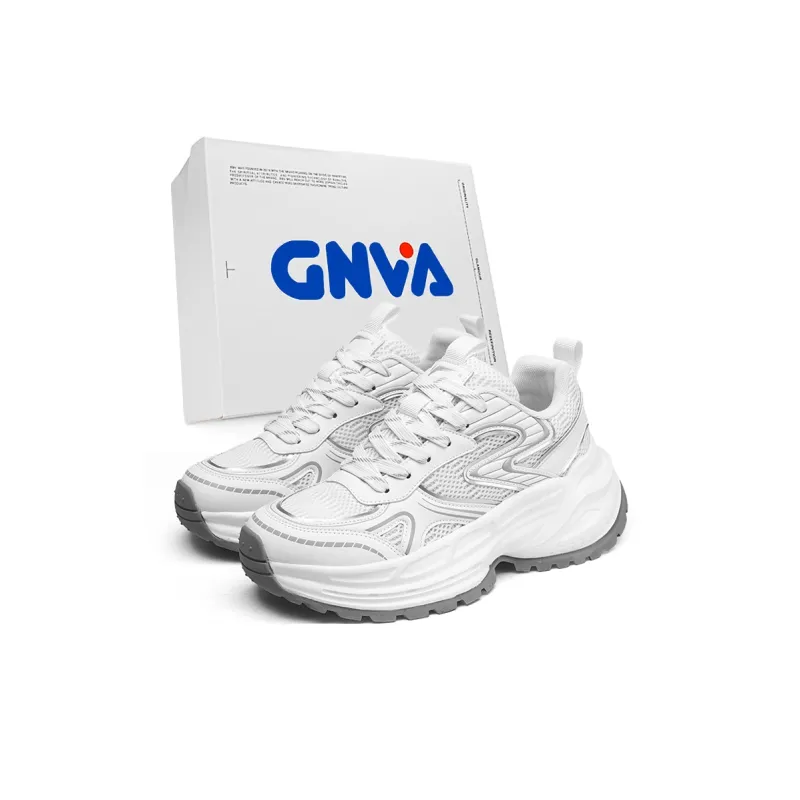 GNVA Wear-Resistant Low-Top Chunky Sneakers Unisex Box Included-5