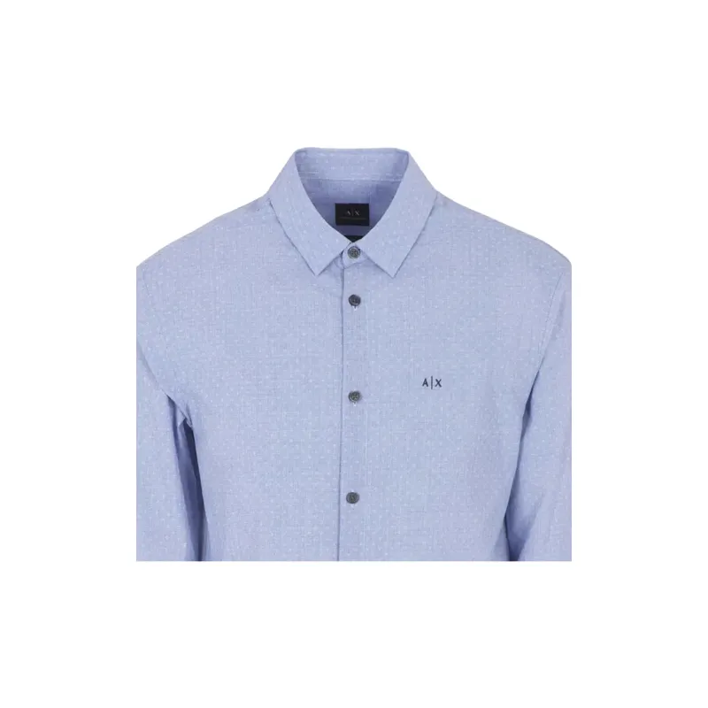 ARMANI EXCHANGE Shirt Men's Blue-5