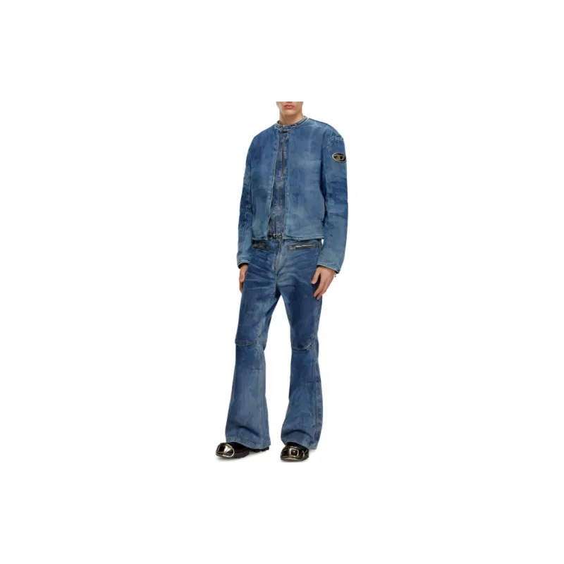 DIESEL SS24 Jackets & Coats Men's Dark Blue-1