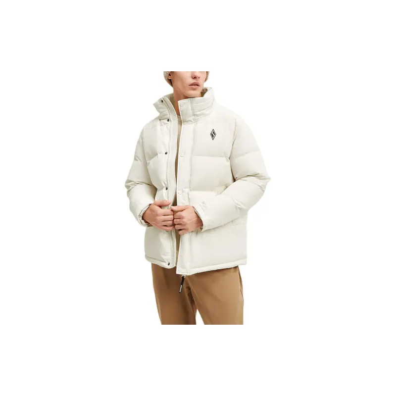Skechers Yazhuan Series Down Jacket Men's Ecru-2