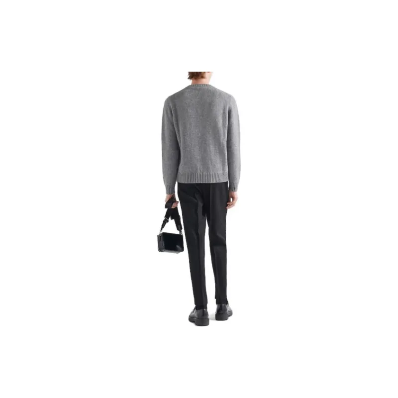 PRADA Logo embroidered Jumper-2