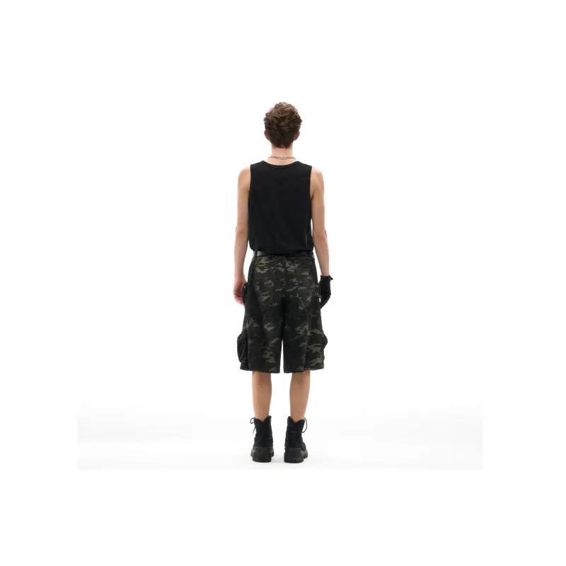 IMXS Cargo Shorts Unisex Camouflage Multicolor-7
