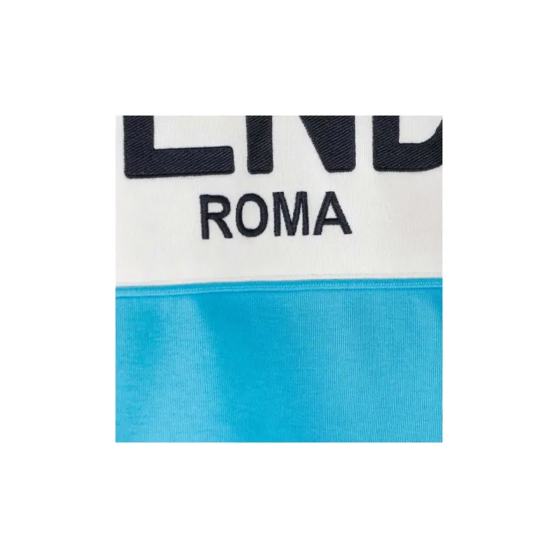 FENDI Logo Embroidered Hoodie-8
