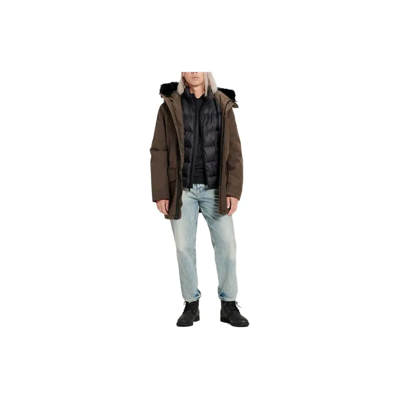 UGG Butte Parka Jackets Coats Men's Dark Olive-0