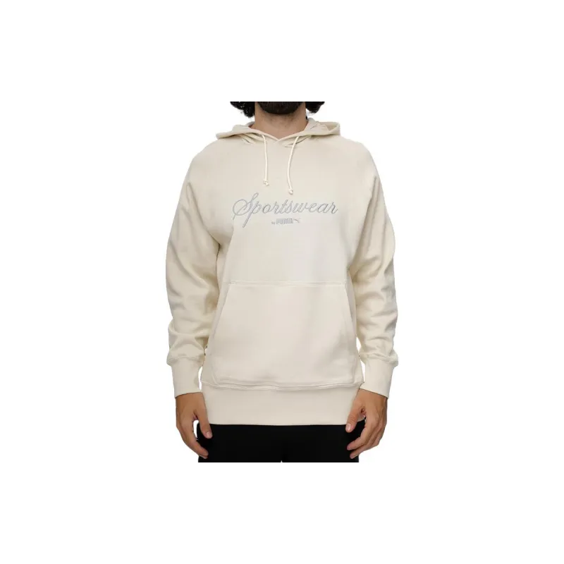 PUMA CLASSICS+ Hoodie Sweatshirt Men's White-2