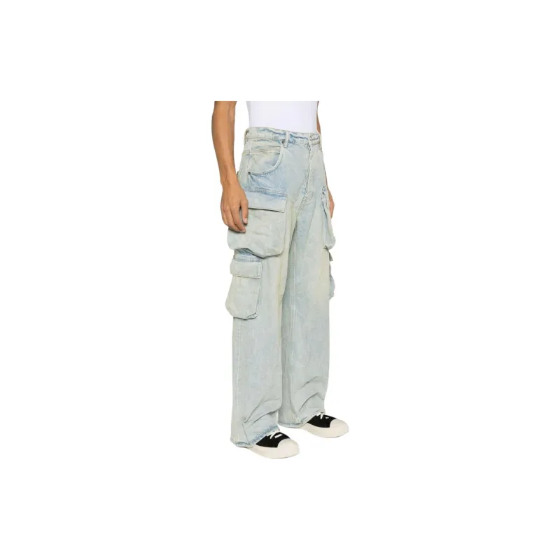 PURPLE BRAND P018 Mid rise Cargo Jeans-4