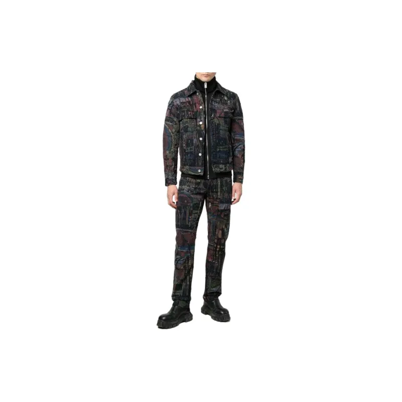 GIVENCHY Denim Jacket Men's Black-1