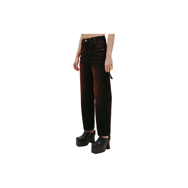 ECKHAUS LATTA SS24 Jeans Unisex Dark Brown-6