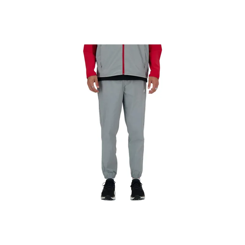 New Balance Athletics Stretch Woven Jogger Casual Pants Men's Light Gray-3