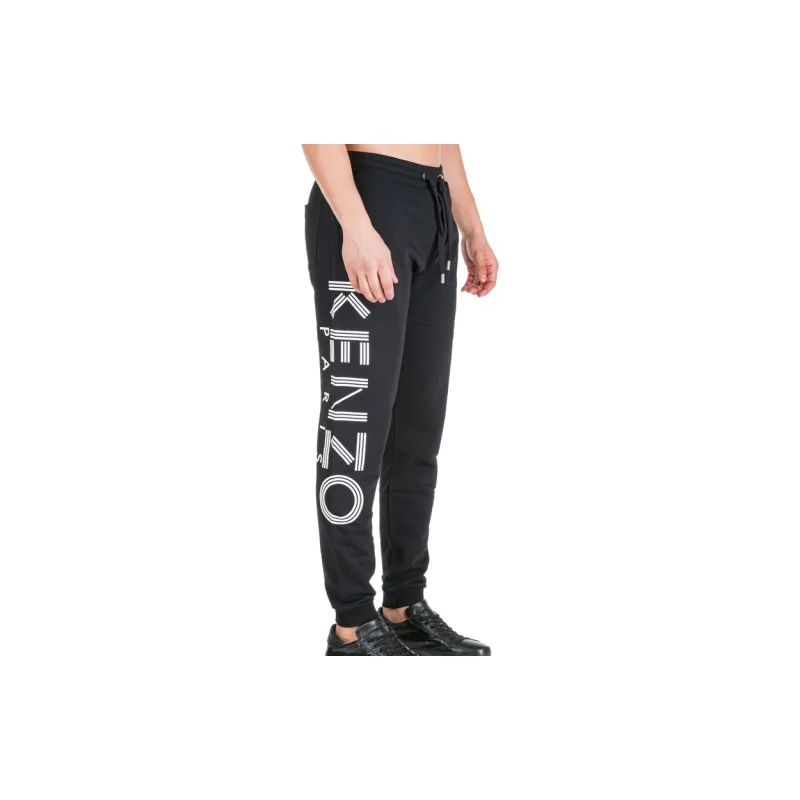 KENZO Letter Logo Knitted Sweatpants Men Black-4