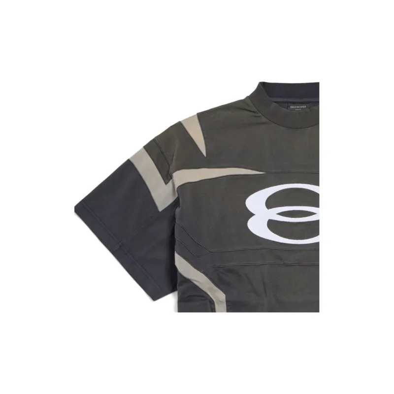 Balenciaga Unity Sports Icon Washed Out Biker T Shirt-3