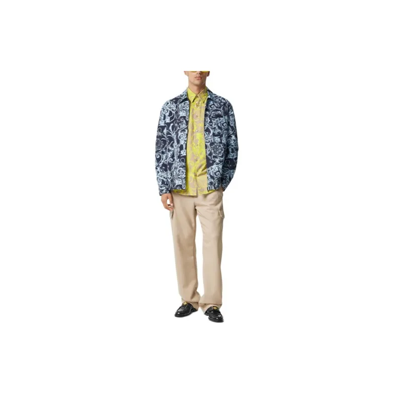 VERSACE Shirts Men Yellow-1