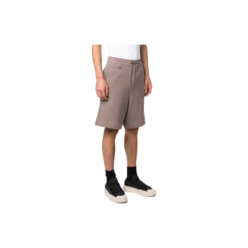 Y 3 Sports Shorts Men Gray Purple-3