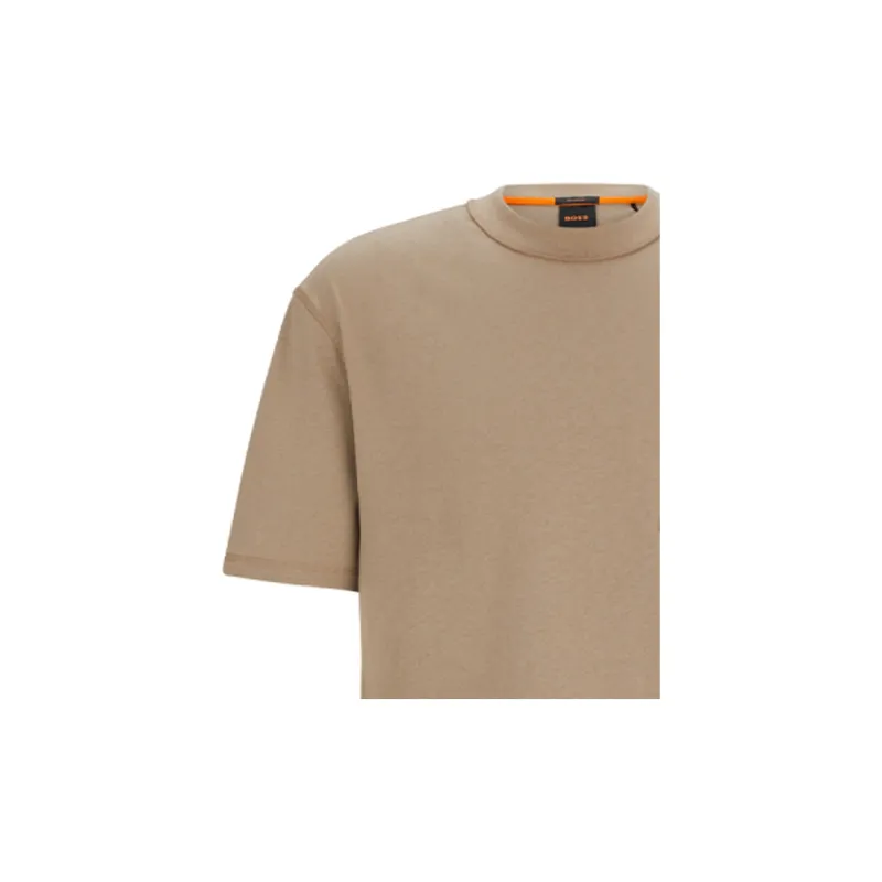 HUGO BOSS SS24 T Shirt Men's Beige Yellow-5