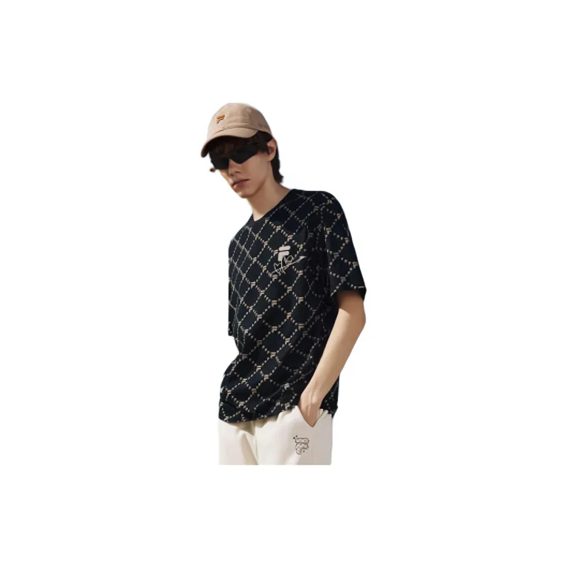 FILA FUSION FOB T Shirt Unisex Jet Black-4