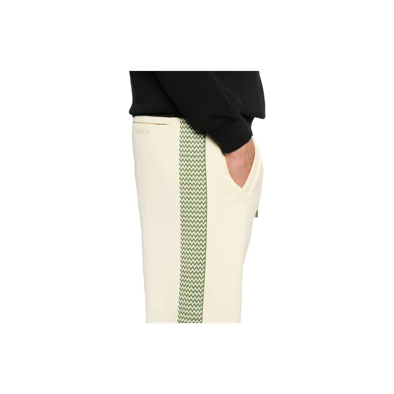 Lanvin Side Curb Track Pants-4