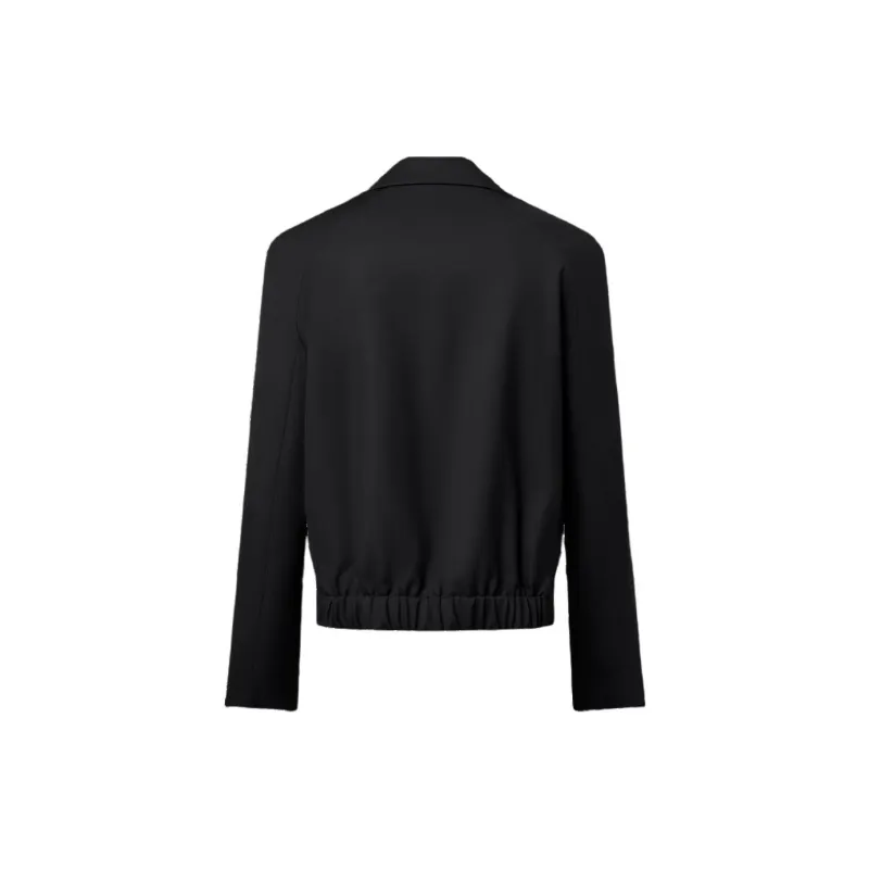 LOUIS VUITTON Embroidered Wool Signature Blouson-1