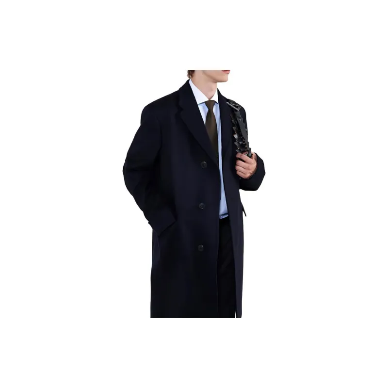 PRADA Single Breasted Straight Hem Coat-4