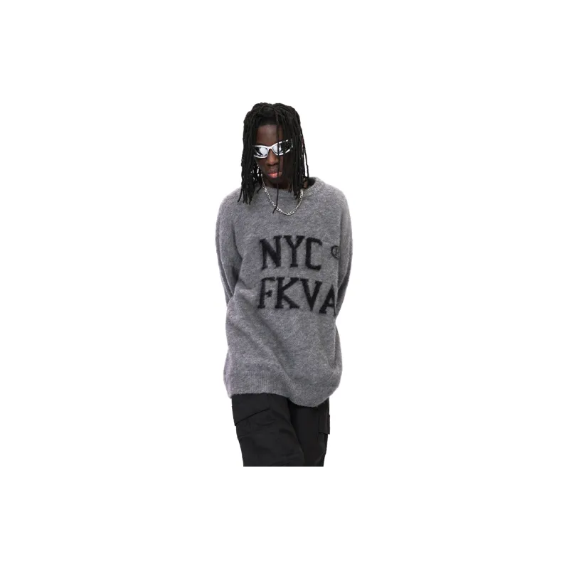 F.K.V.A Loose Fit Sweater Spring Autumn And Winter Unisex-12