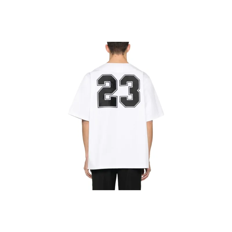 OFF WHITE Logo embroidered Cotton Shirt-3