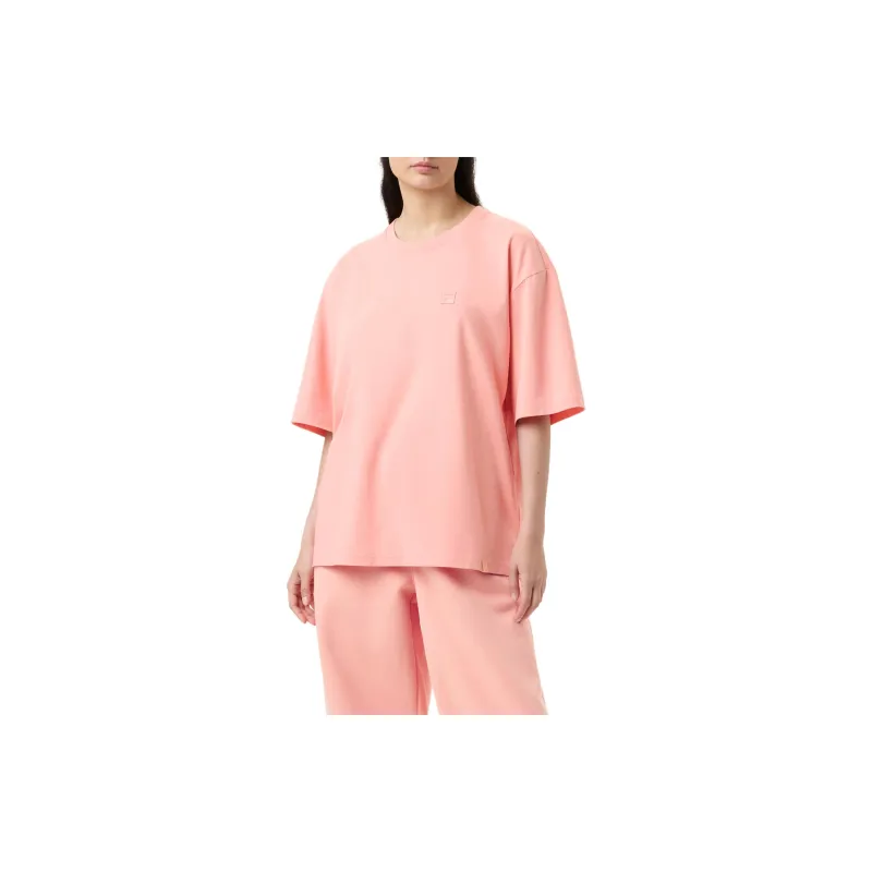 FILA SS24 Relaxed Box Tee T-Shirt Unisex Coral Apricot-4