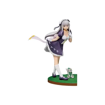 BANPRESTO Emilia Glass Factory Ichiban Kuji Zero Starting Life In Another World Emilia Bonus Gifts