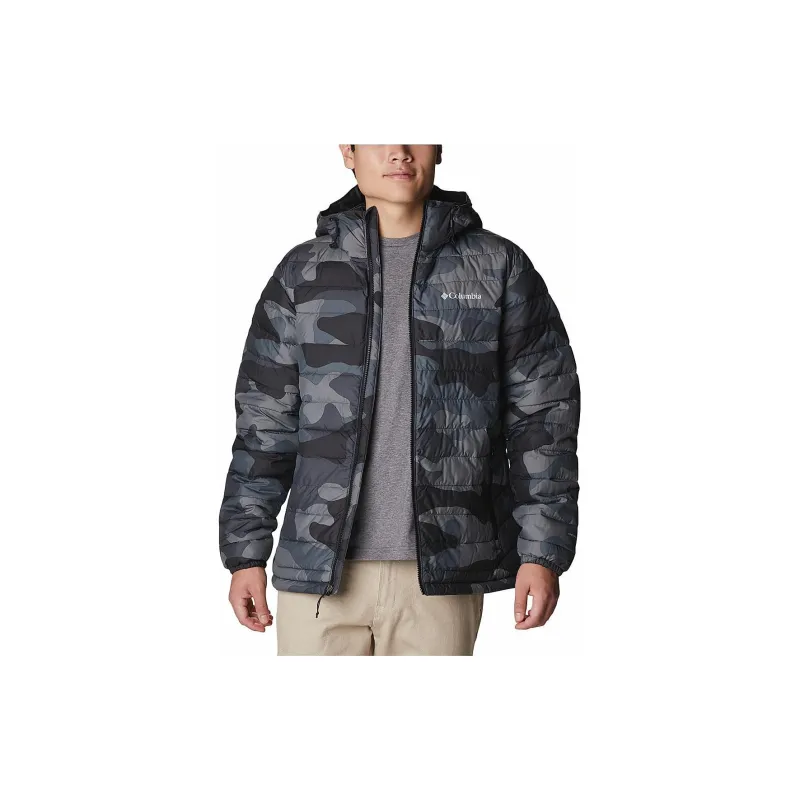Columbia Powder Lite Hooded Jacket Jacket Men's Camouflage Black-2