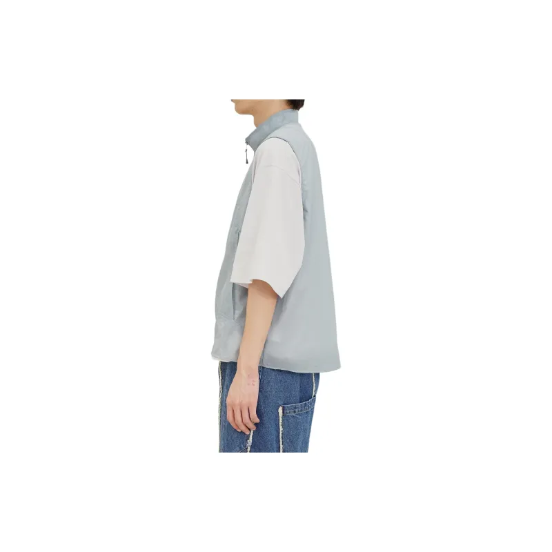 PUBLIC TOKYO SS24 Vest Men's Light Blue-3