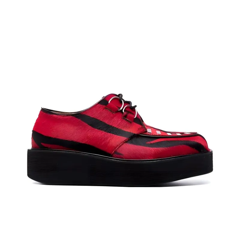 MARNI Low-Top Platform Shoes Women's Red Black-1