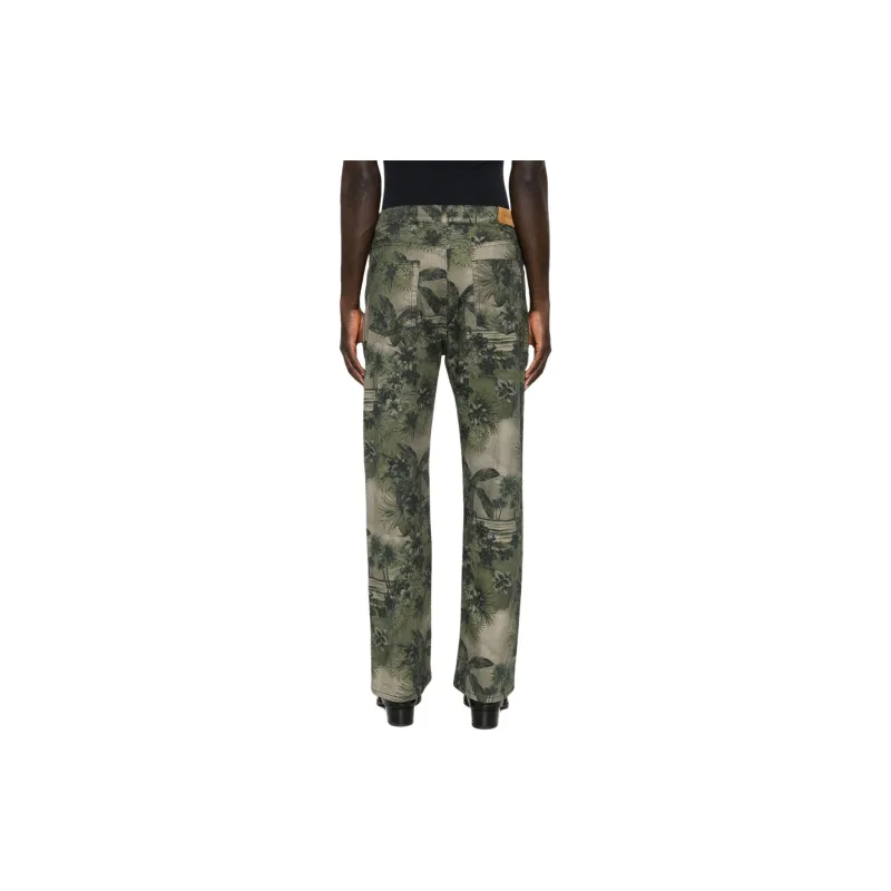 Roberto Cavalli Camouflage print Straight leg Jeans-2