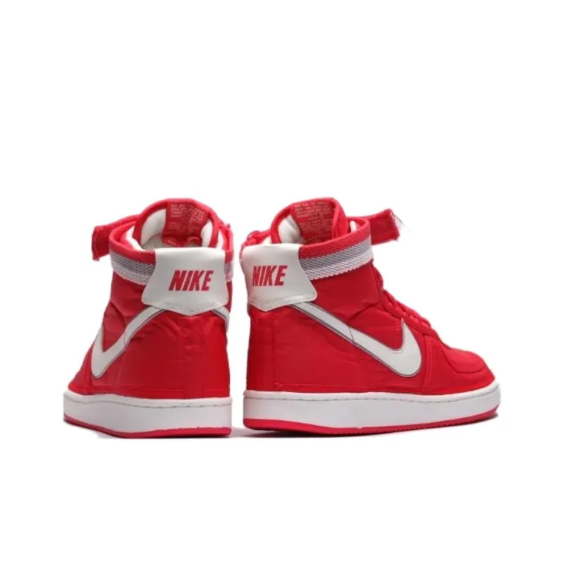 Nike Vandal High Cushioning Wear-Resistant High-Top Basketball Shoes Unisex Red-3