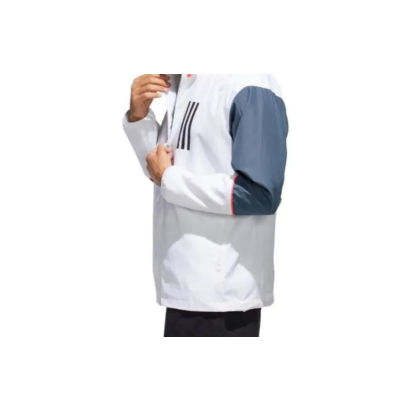 adidas W.N.D. Sports Stylish Hooded Jacket White-4