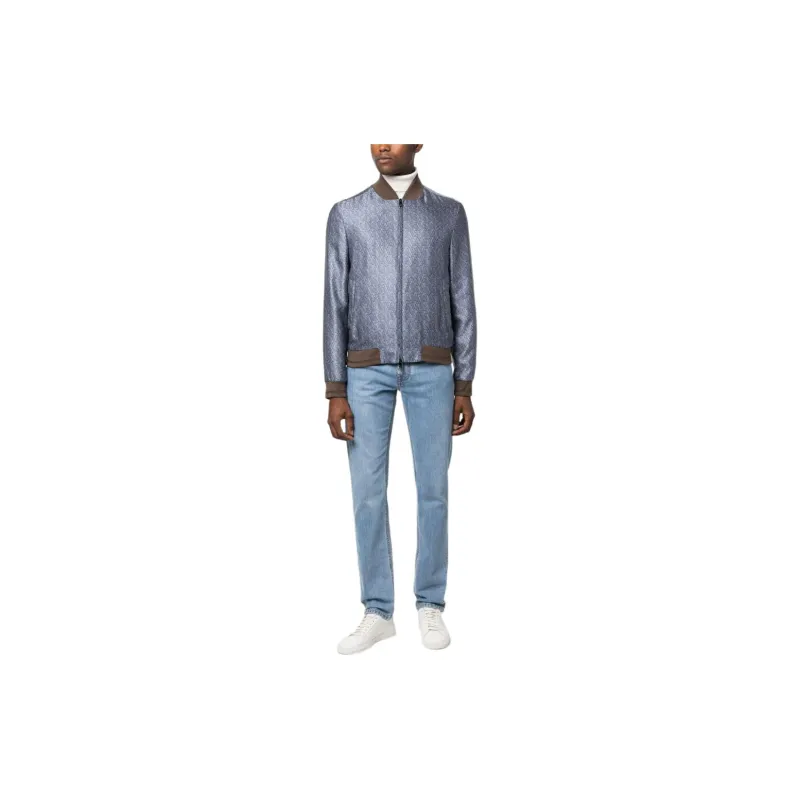 CORNELIANI Mid-rise Straight-leg Jeans-1