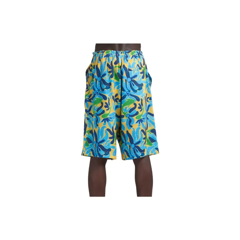 MARNI X No Vacancy Inn Graphic Printed Drawstring Shorts-2