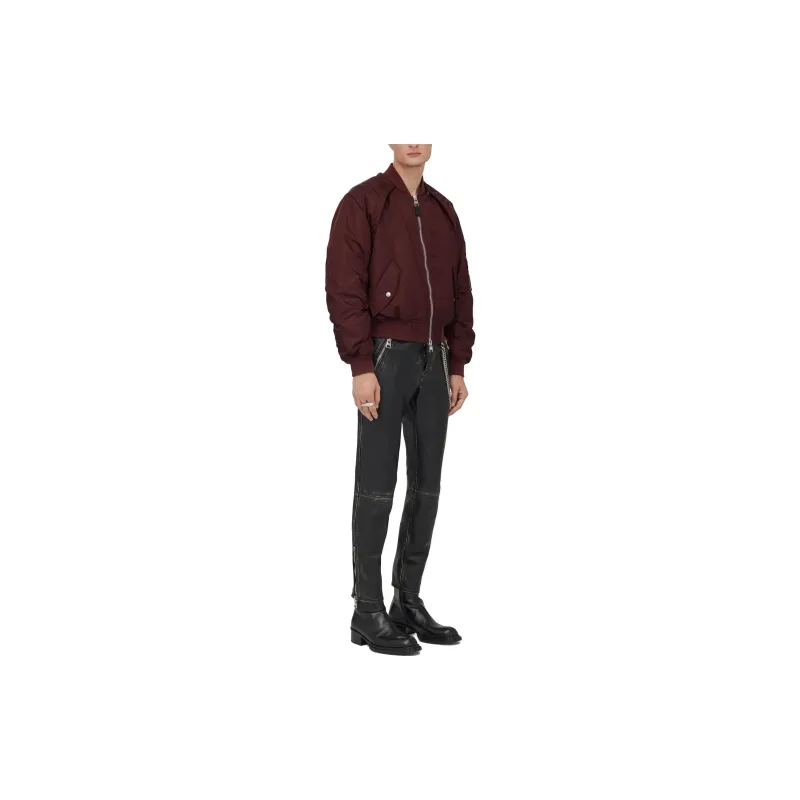 Alexander McQueen Detachable sleeve Bomber Jacket-3