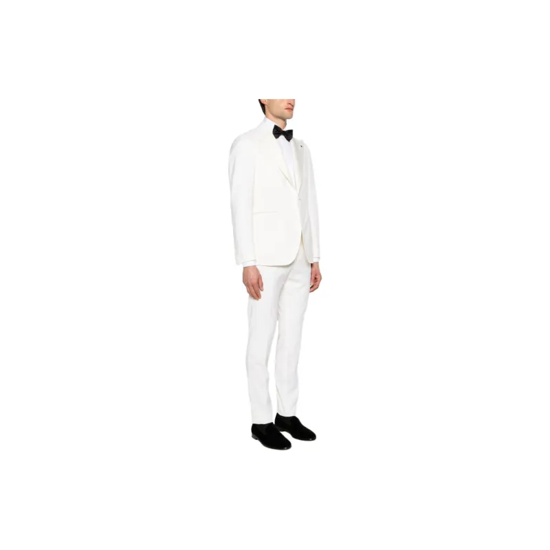 Tagliatore Satin trim Single breasted Suit-1
