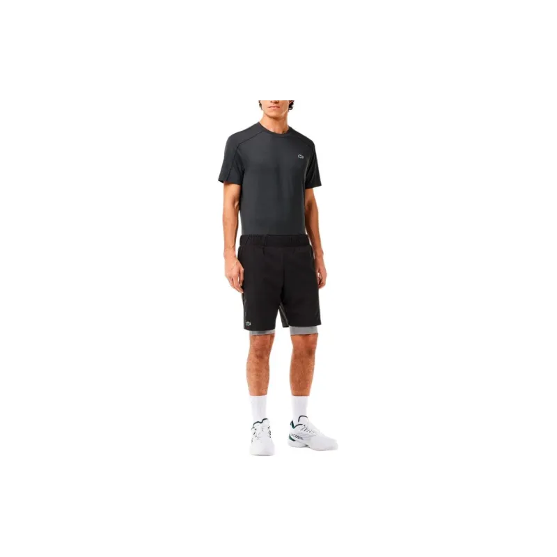 LACOSTE Casual Shorts Men's Black-2