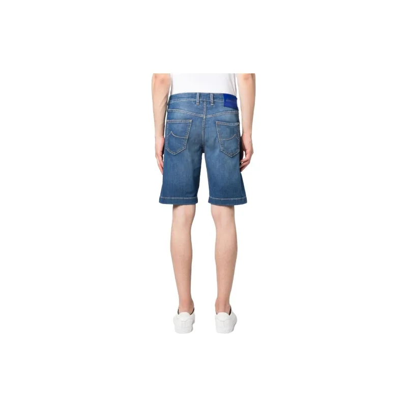 JACOB COHEN Denim Shorts Men Blue-2