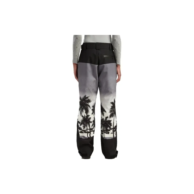 PALM ANGELS Palm Printed Straight Leg Padded Ski Bottoms-2