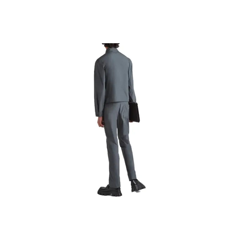 PRADA Jackets Men Lead Gray-2