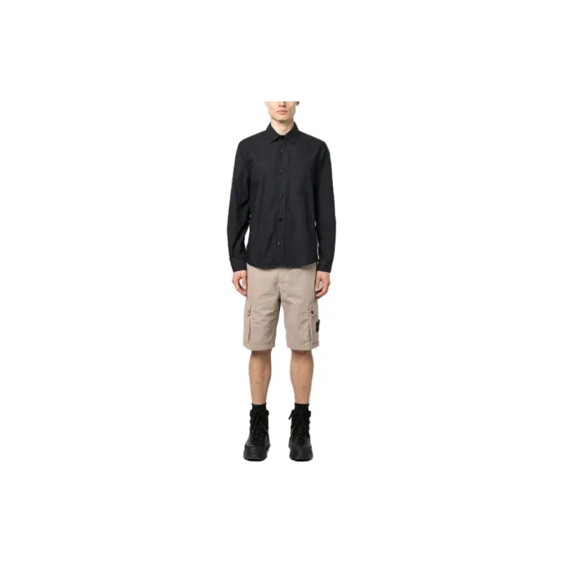 STONE ISLAND SS23 Casual Shorts Men's Gray White-1
