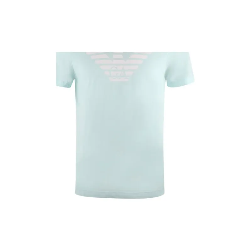 EMPORIO ARMANI T Shirt Men's Cyan-4
