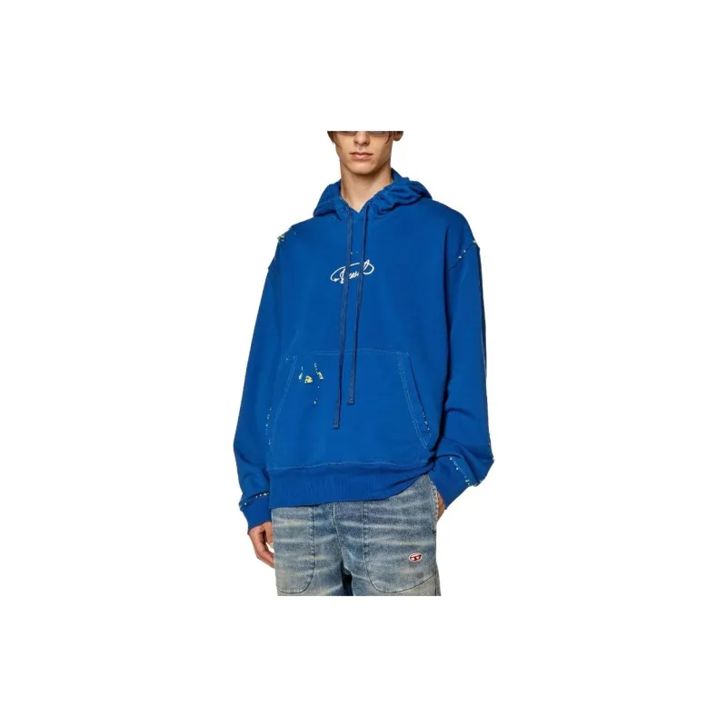 DIESEL Sweatshirts Men Blue-2