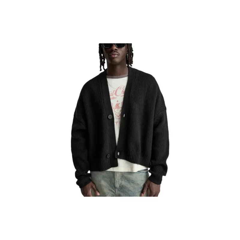 ZARA Sweaters Men Black-2