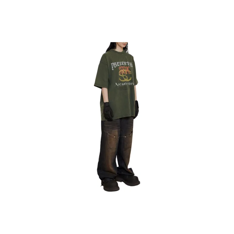 STEEPC T-Shirts Unisex Green-3